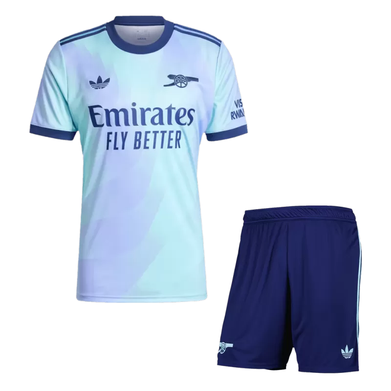 Arsenal Third Away Soccer Jersey Kit(Jersey+Shorts) 2024/25