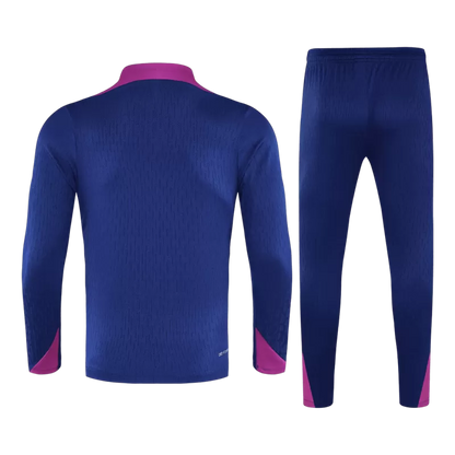 Barcelona 1/4 Zip Training Kit (Jacket + Pants) 2025/26 - Navy