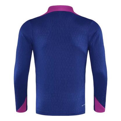 Barcelona 1/4 Zip Training Kit (Jacket + Pants) 2025/26 - Navy