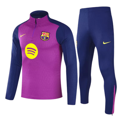 Barcelona 1/4 Zip Training Kit (Jacket + Pants) 2025/26 - Purple