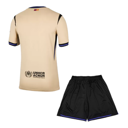 Barcelona Away Soccer Jersey Kit(Jersey+Shorts) 2025/26