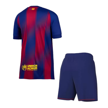 Barcelona Home Soccer Jersey Kit(Jersey+Shorts) 2025/26
