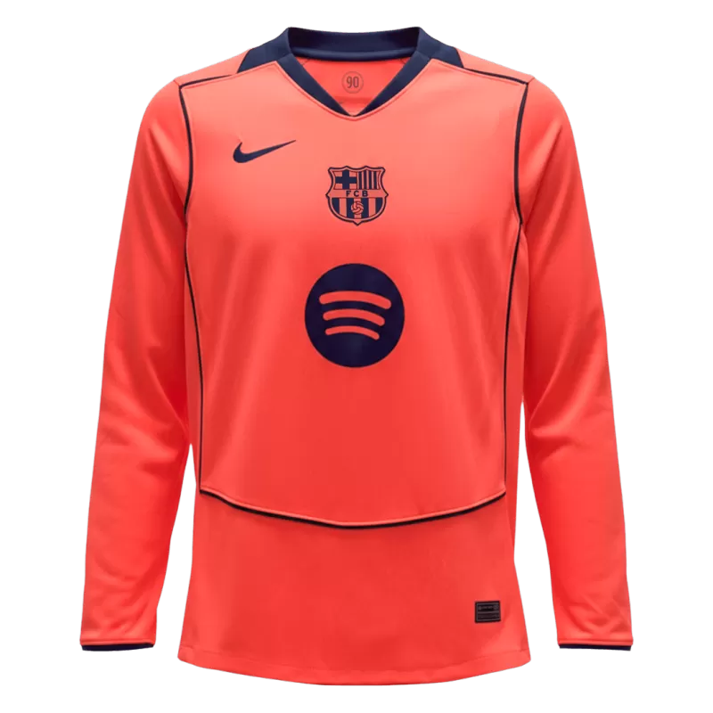 Barcelona Third Away Long Sleeve Soccer Jersey 2025/26