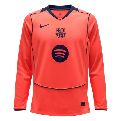 Barcelona Third Away Long Sleeve Soccer Jersey 2025/26