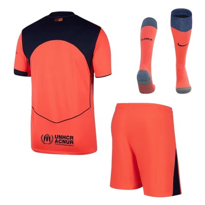 Barcelona Third Away Soccer Jersey Kit(Jersey+Shorts+Socks) 2025/26