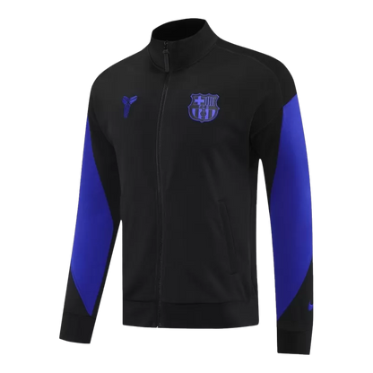Barcelona Training Jacket Kit (Jacket+Pants) 2025/26 - Black&Blue