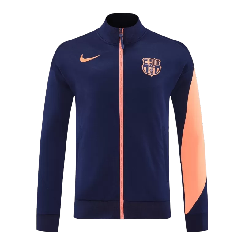 Barcelona Training Jacket Kit (Jacket+Pants) 2025/26 - Navy&Orange