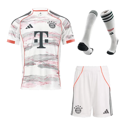 Bayern Munich Away Soccer Jersey Kit(Jersey+Shorts+Socks) 2025/26