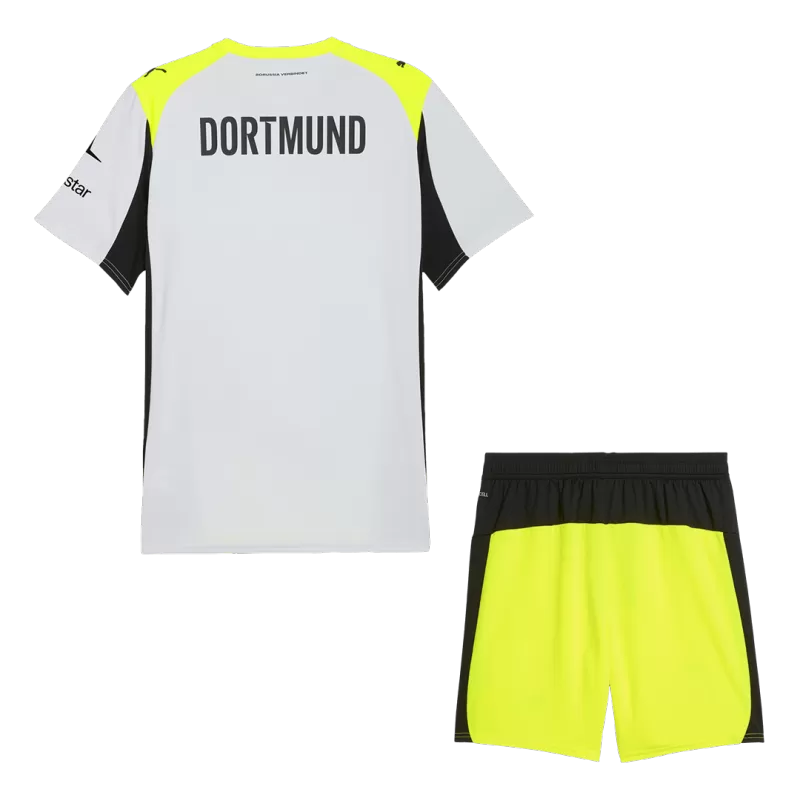 Kit maglia da calcio Borussia Dortmund Away (maglia+pantaloncini) 2025/26
