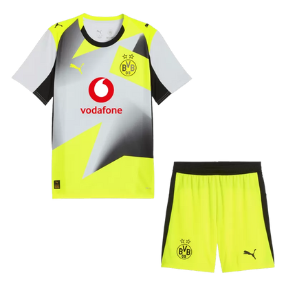 Kit maglia da calcio Borussia Dortmund Away (maglia+pantaloncini) 2025/26