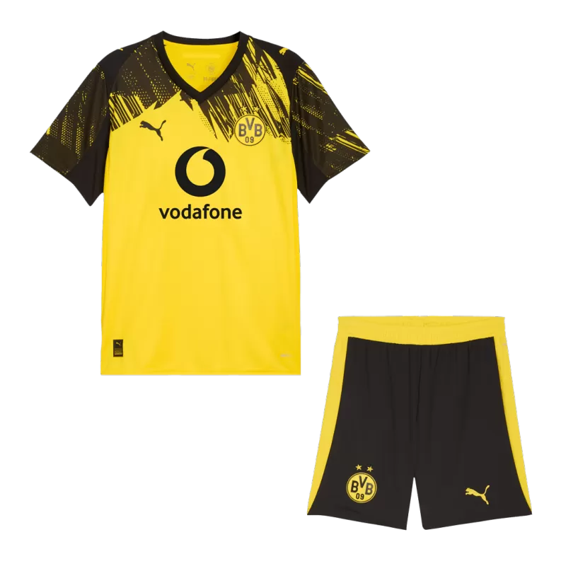 Borussia Dortmund Home Soccer Jersey Kit (Jersey+Shorts) 2025/26