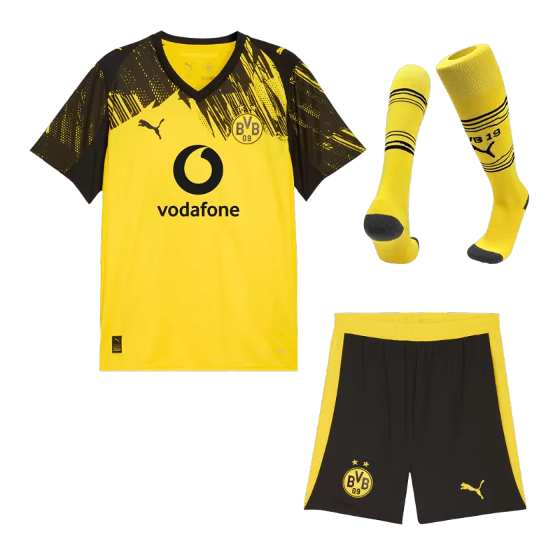 Kit maglia da calcio Borussia Dortmund Home (maglia+pantaloncini+calzini) 2025/26