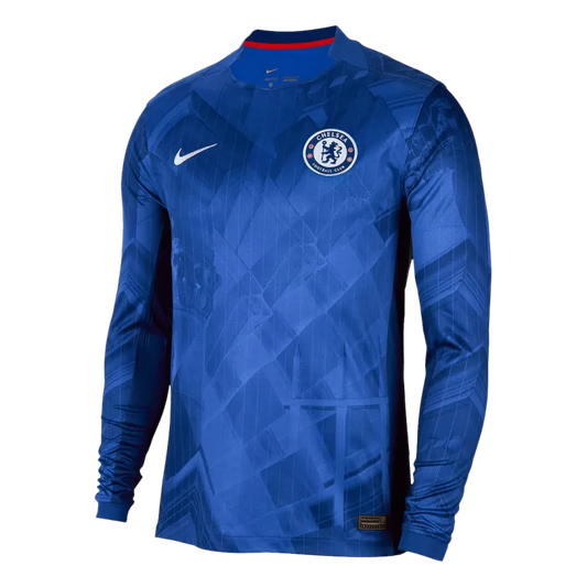 Chelsea Home Long Sleeve Soccer Jersey 2025/26
