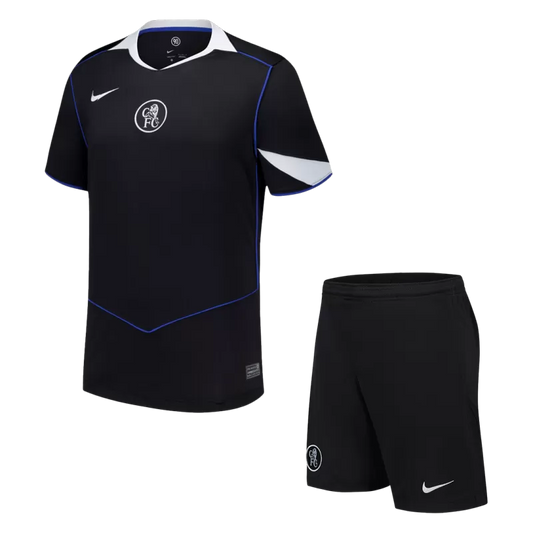 Kit maglia da calcio Chelsea Third Away (maglia+pantaloncini) 2025/26