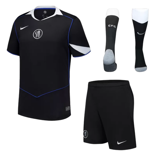 Kit maglia da calcio Chelsea Third Away (maglia+pantaloncini+calzini) 2025/26