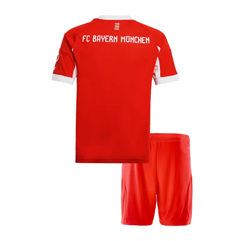 Kit da calcio per bambini Bayern Monaco Home (maglia+pantaloncini) 2025/26