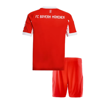 Kit da calcio per bambini Bayern Monaco Home (maglia+pantaloncini) 2025/26