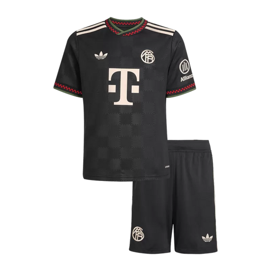 Kid's Bayern Munich Third Away Soccer Jersey Kit(Jersey+Shorts) 2025/26