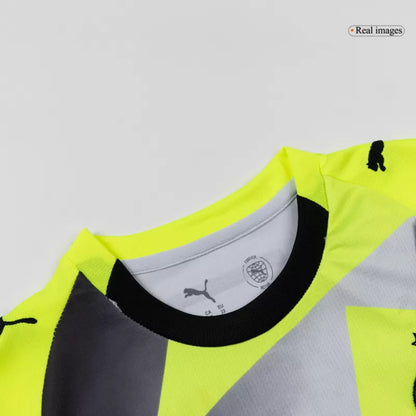 Kid's Borussia Dortmund Away Soccer Jersey Kit (Jersey+Shorts) 2025/26