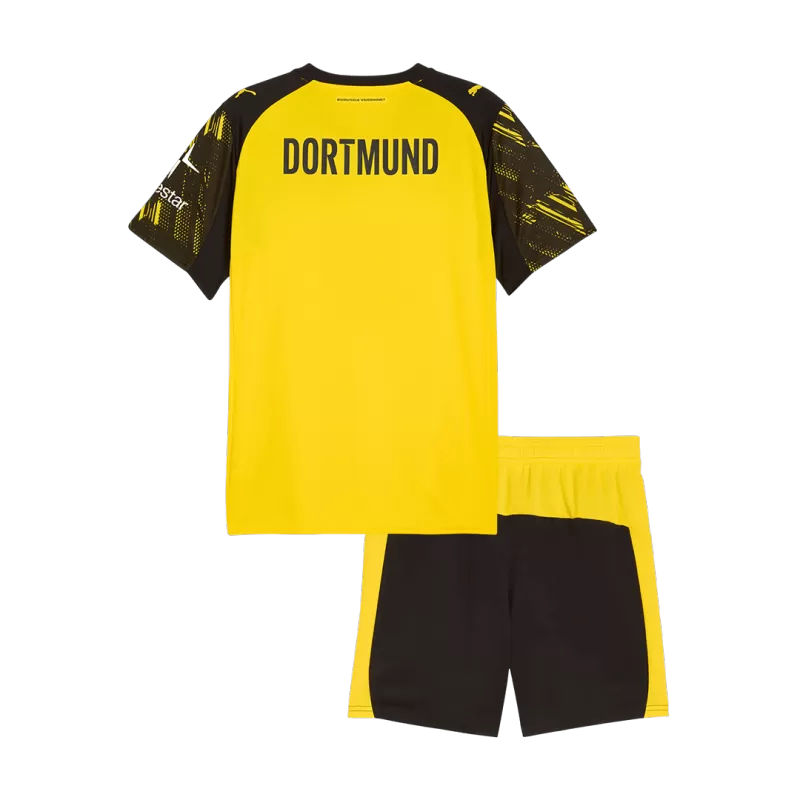 Kid's Borussia Dortmund Home Soccer Jersey Kit (Jersey+Shorts) 2025/26