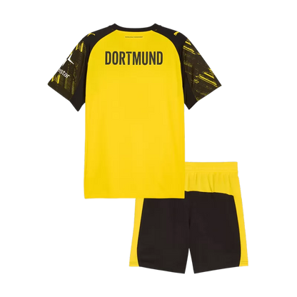 Kid's Borussia Dortmund Home Soccer Jersey Kit (Jersey+Shorts) 2025/26