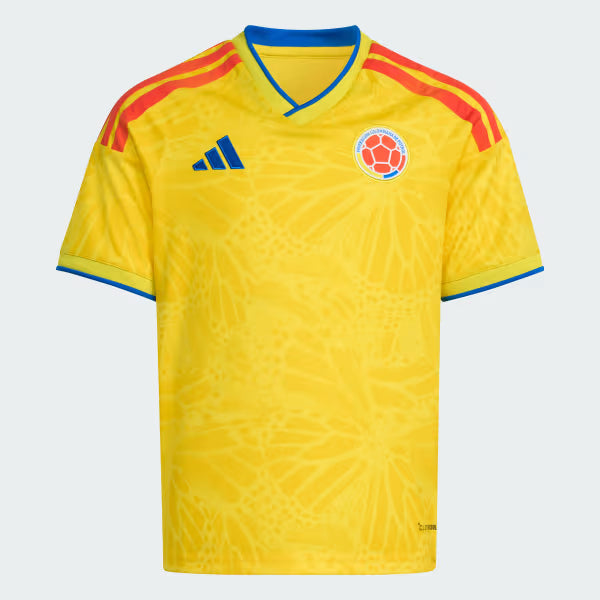Kid's Colombia Home Soccer Jersey 2026