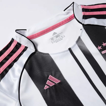 Kid's Juventus Home Soccer Jersey Kit(Jersey+Shorts) 2025/26
