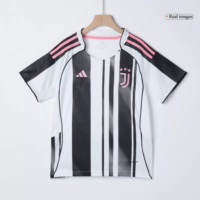 Kid's Juventus Home Soccer Jersey Kit(Jersey+Shorts+Socks) 2025/26