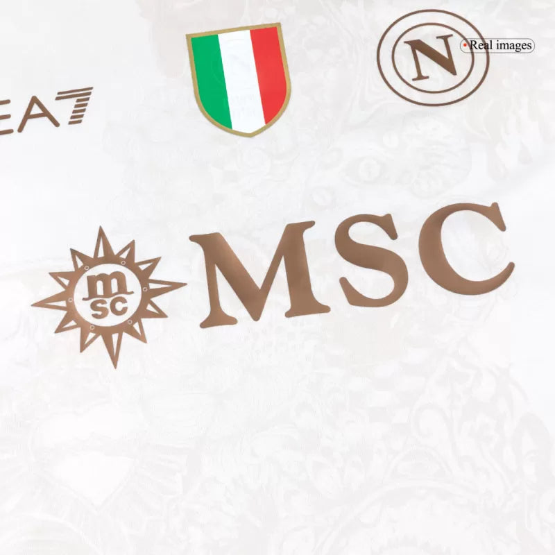 Kid's Napoli Away Soccer Jersey Kit (Jersey+Shorts) 2025/26