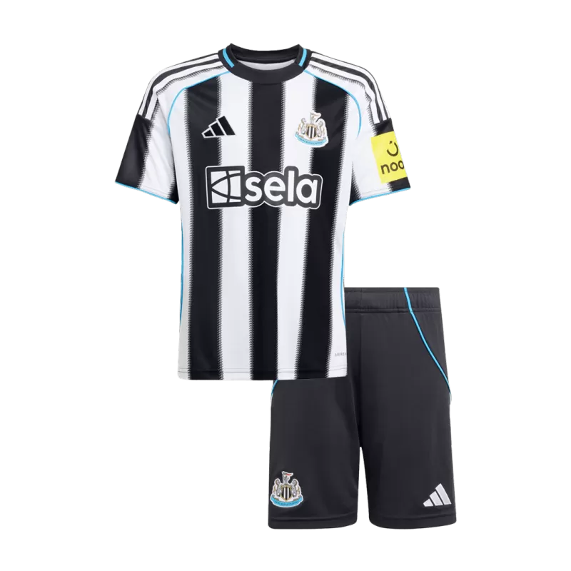 Kid's Newcastle United Home Soccer Jersey Kit(Jersey+Shorts) 2025/26