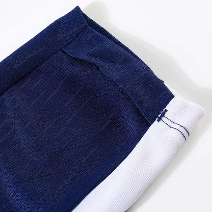 Completo da allenamento PSG con zip 1/4 per bambini (giacca+pantaloni) 2025/26 - Blu navy