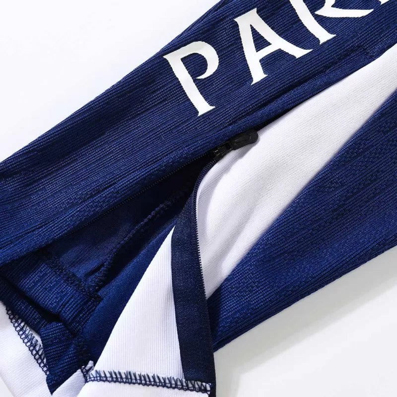 Completo da allenamento PSG con zip a 1/4 (giacca+pantaloni) per bambini 2025/26 - Rosso