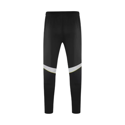 Kid's Real Madrid 1/4 Zip Training Kit (Jacket+Pants) 2025/26 - Black