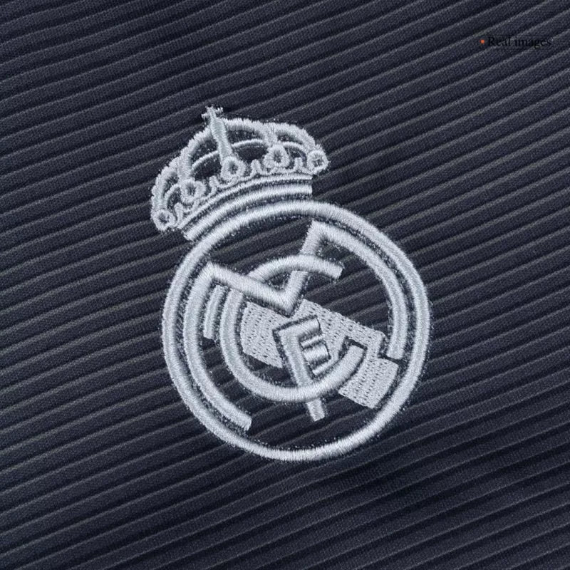 Kit da calcio da trasferta per bambini del Real Madrid (maglia+pantaloncini+calzini) 2025/26