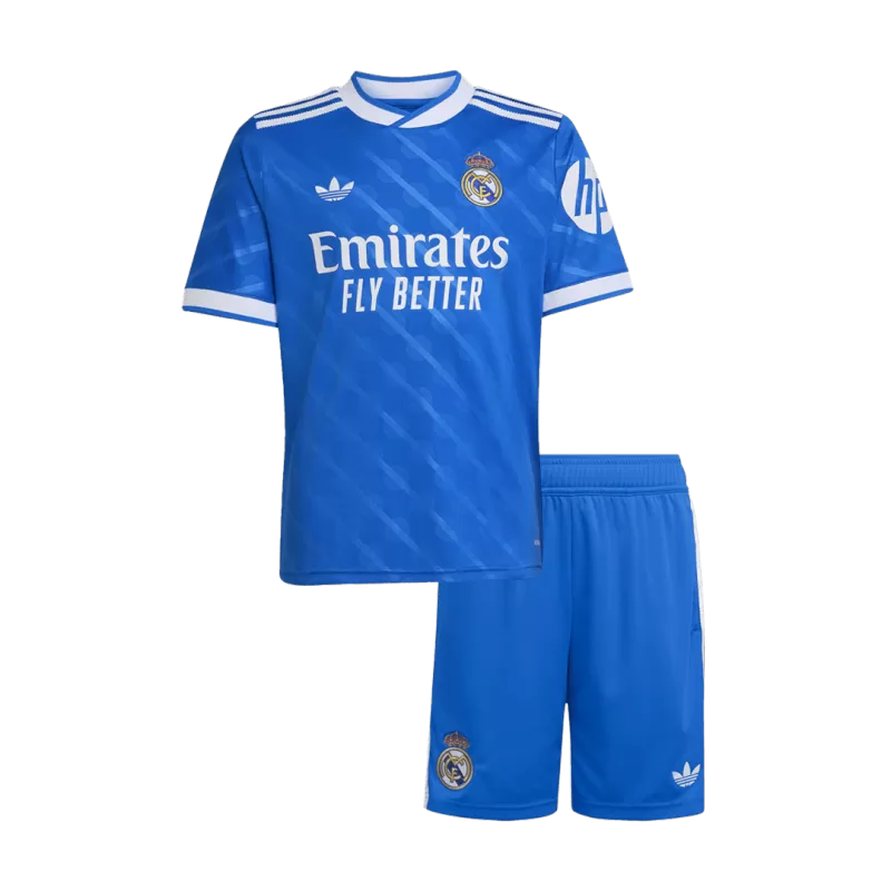 Kid's Real Madrid Third Away Soccer Jersey Kit(Jersey+Shorts) 2025/26