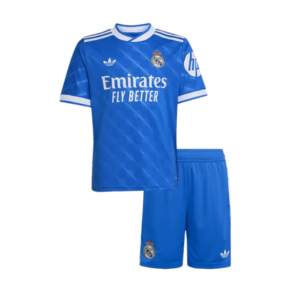 Kid's Real Madrid Third Away Soccer Jersey Kit(Jersey+Shorts) 2025/26