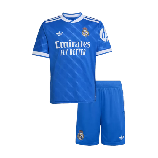 Kit da calcio per bambini Real Madrid Third Away (maglia+pantaloncini) 2025/26