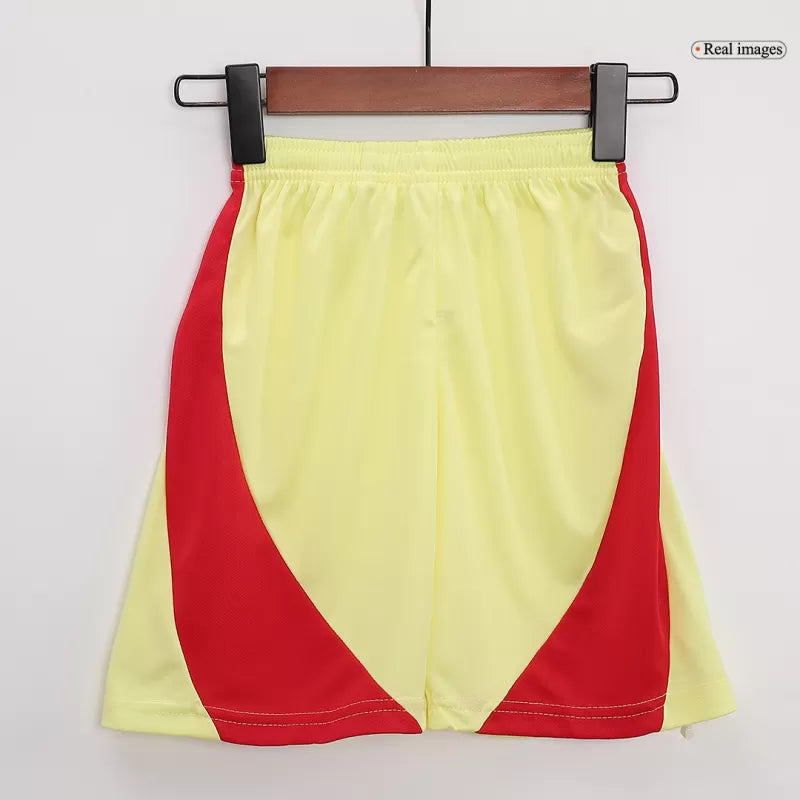 Kid's Spain Away Soccer Jersey Kit(Jersey+Shorts) EURO 2024/25