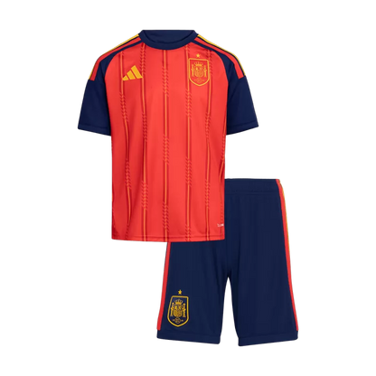 Kid's Spain Home Soccer Jersey Kit(Jersey+Shorts) 2026
