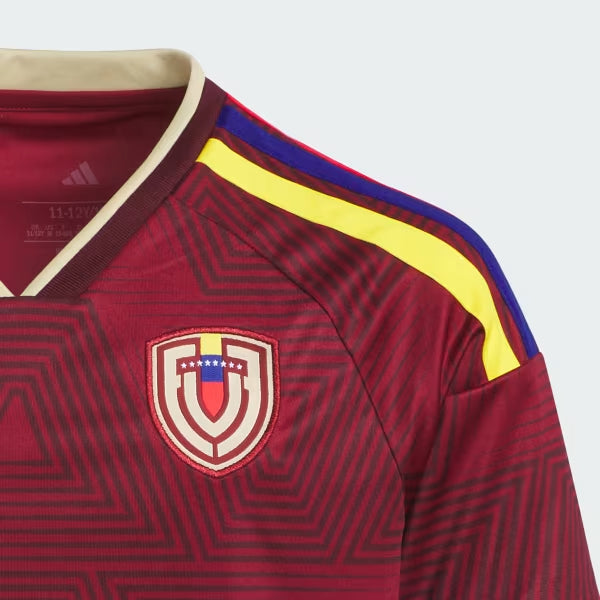 Kid's Venezuela Home Soccer Jersey 2026