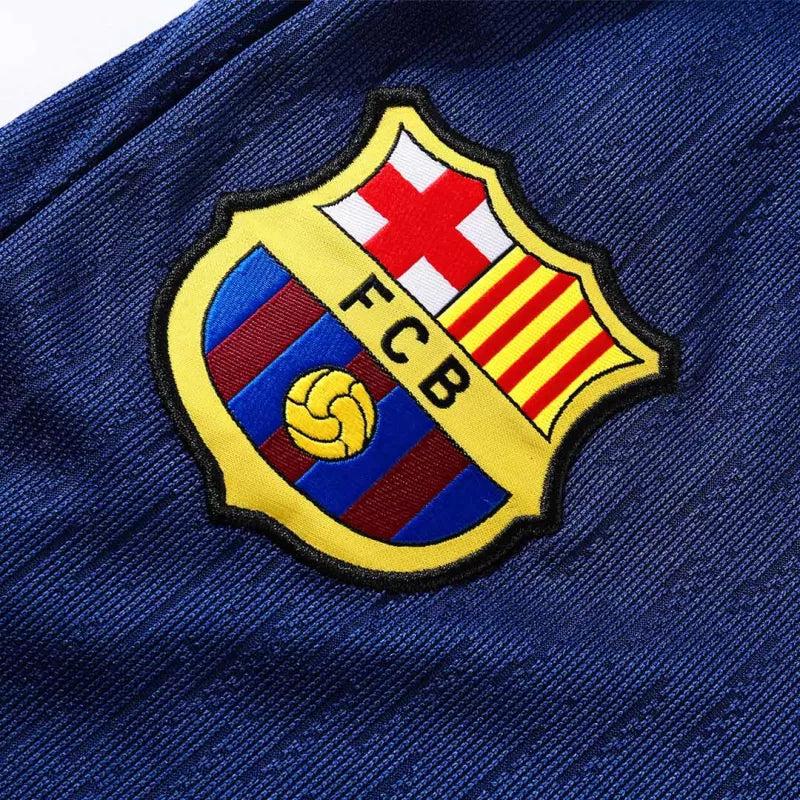 Kids Barcelona 1/4 Zip Training Kit (Jacket + Pants) 2025/26 - Navy