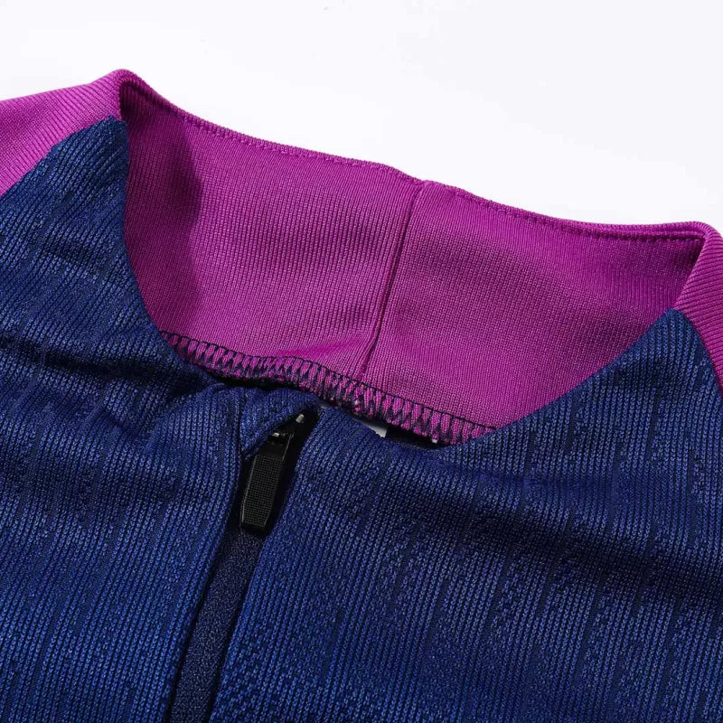 Kids Barcelona 1/4 Zip Training Kit (Jacket + Pants) 2025/26 - Navy