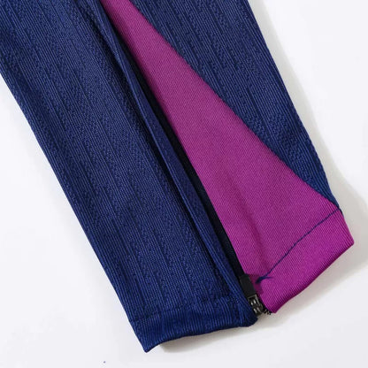 Kids Barcelona 1/4 Zip Training Kit (Jacket + Pants) 2025/26 - Purple