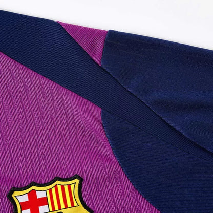 Kids Barcelona 1/4 Zip Training Kit (Jacket + Pants) 2025/26 - Purple