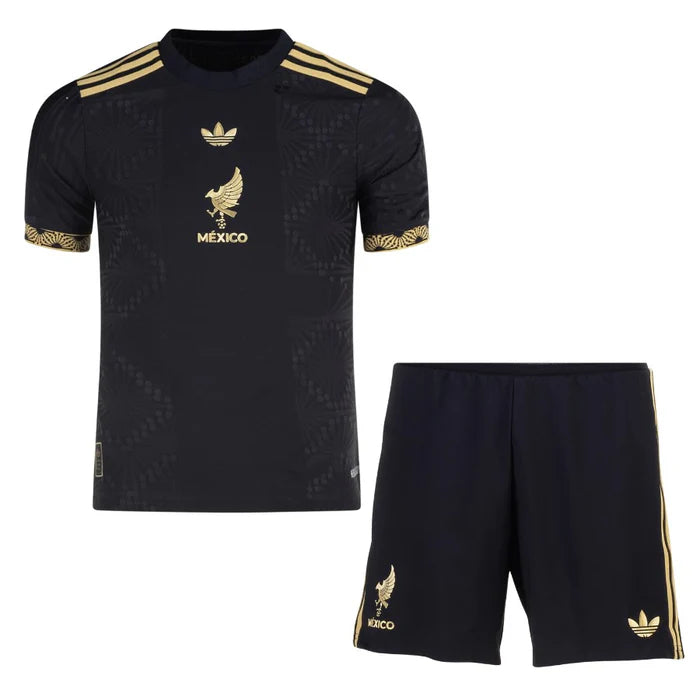 Kid's Mexico Away Jerseys Kit(Jersey+Shorts) Copa América 2024（复制） Top Soccer Jerseys Store