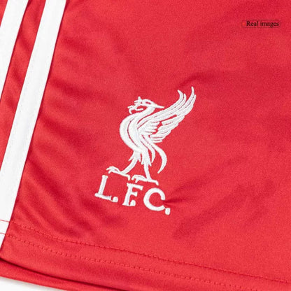 Kids Liverpool Home Soccer Jerseys Kit 2025/26 (Jersey+Shorts)