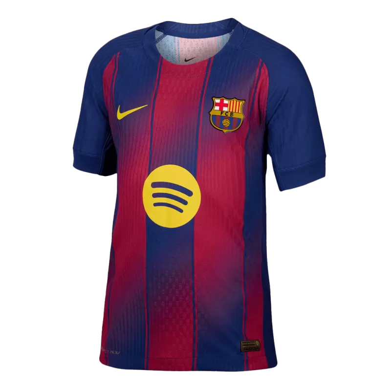 Versione Giocatore LAMINE YAMAL #10 Maglia da Calcio Barcellona Home 2025/26 - Edizione Trofeo Kopa - Vestibilità Slim
