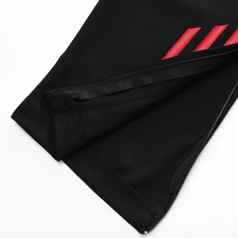 Kit da allenamento Liverpool con cerniera 1/4 per bambini (giacca+pantaloni) 2025/26 - Bianco