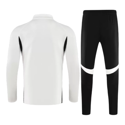 Kit da allenamento Liverpool con cerniera 1/4 per bambini (giacca+pantaloni) 2025/26 - Bianco