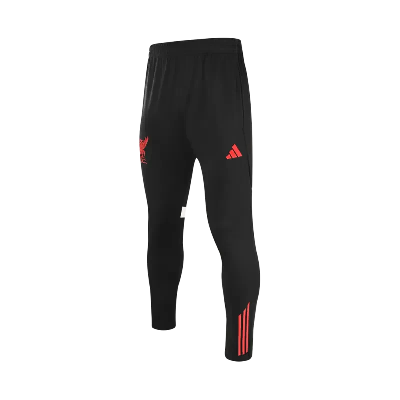 Kit da allenamento Liverpool con cerniera 1/4 per bambini (giacca+pantaloni) 2025/26 - Bianco